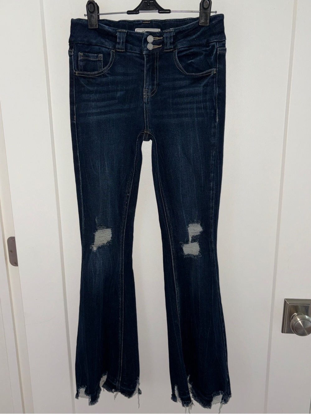 NWOT girl's KanCan mid-rise flare jeans sz 14